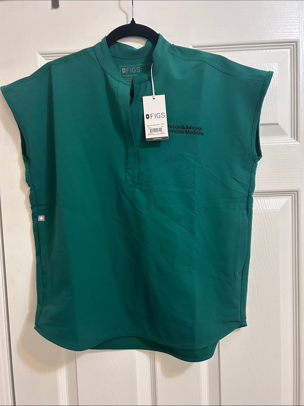 Figs Women’s Teal Short Sleeve Medical Top